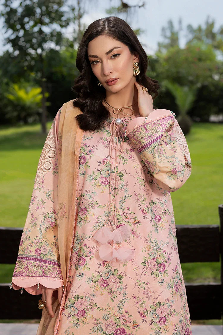 Picture of Ellena - 3-PC Unstitched Embroidered Lawn Suit - Available at Raja Sahib