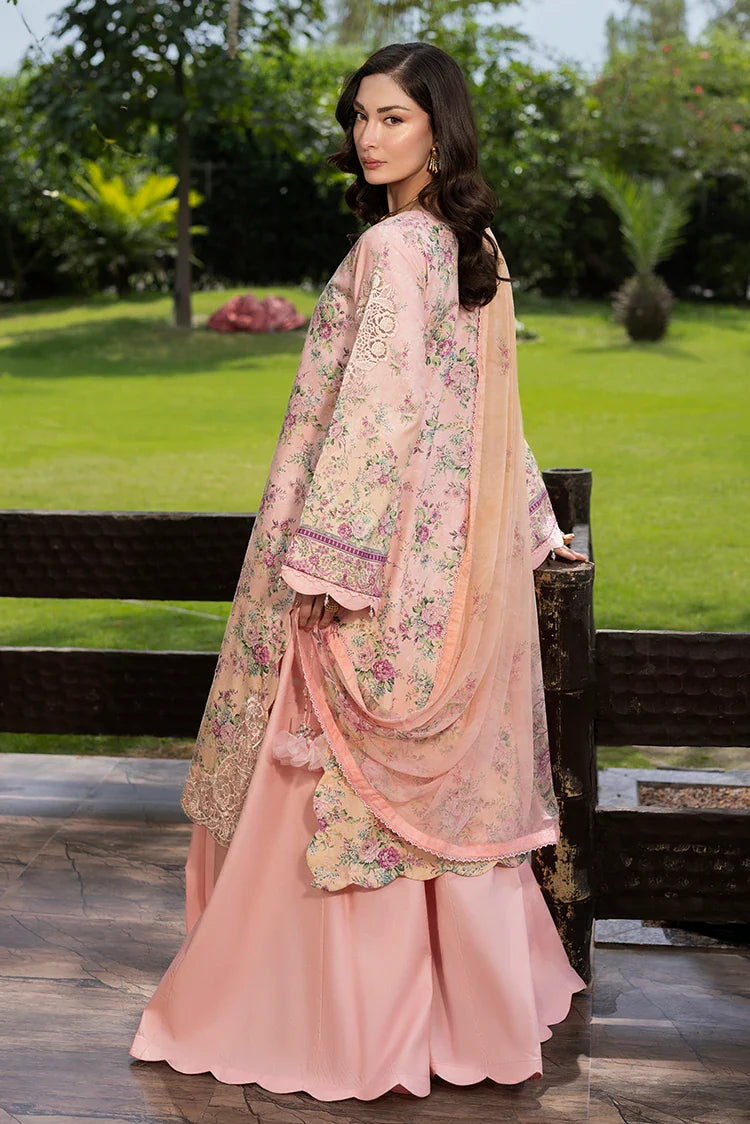 Picture of Ellena - 3-PC Unstitched Embroidered Lawn Suit - Available at Raja Sahib