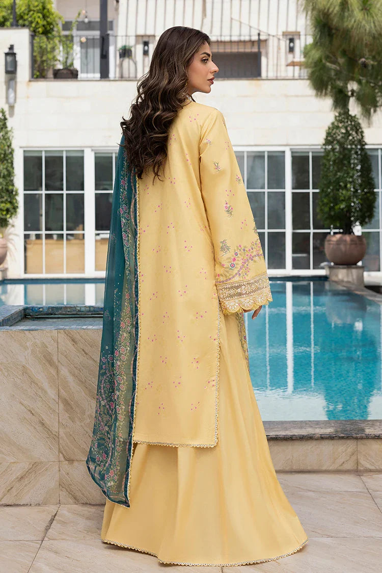 Picture of Ellena - 3-PC Unstitched Embroidered Lawn Suit - Available at Raja Sahib