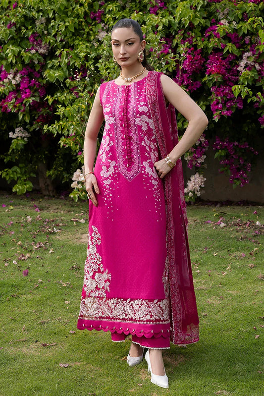 Picture of Ellena - 3-PC Unstitched Embroidered Lawn Suit - Available at Raja Sahib