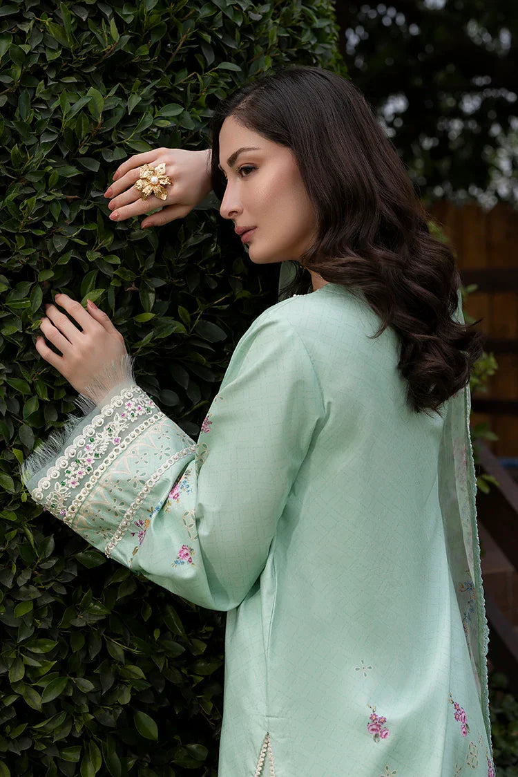 Picture of Ellena - 3-PC Unstitched Embroidered Lawn Suit - Available at Raja Sahib