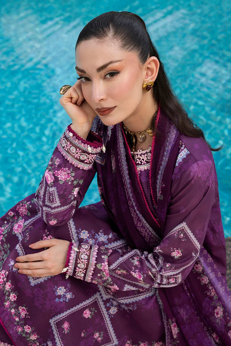 Picture of Ellena - 3-PC Unstitched Embroidered Lawn Suit - Available at Raja Sahib