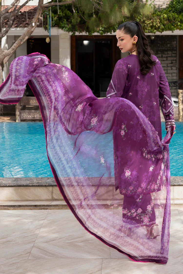 Picture of Ellena - 3-PC Unstitched Embroidered Lawn Suit - Available at Raja Sahib