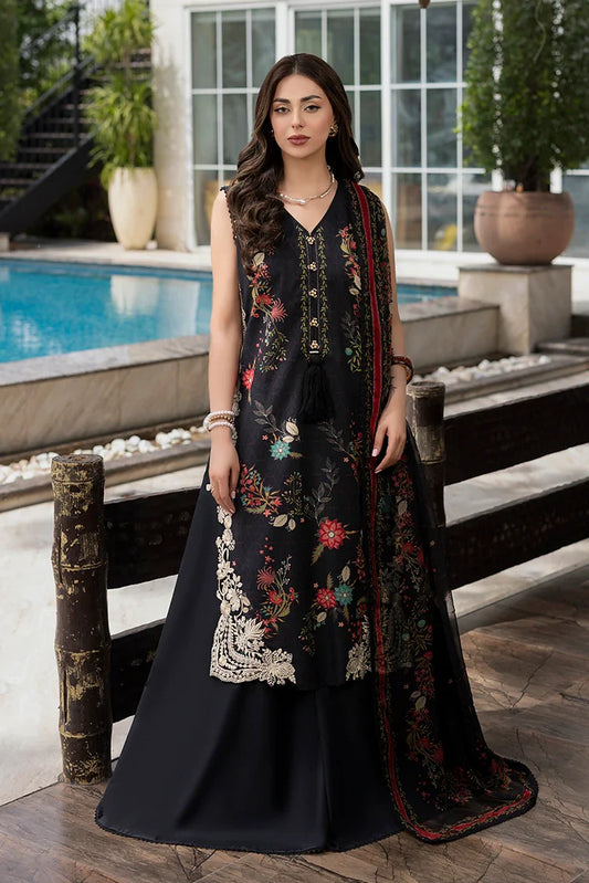 Picture of Ellena - 3-PC Unstitched Embroidered Lawn Suit - Available at Raja Sahib
