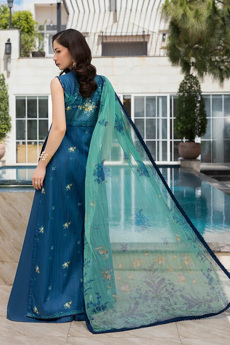 Picture of Ellena - 3-PC Unstitched Embroidered Lawn Suit - Available at Raja Sahib