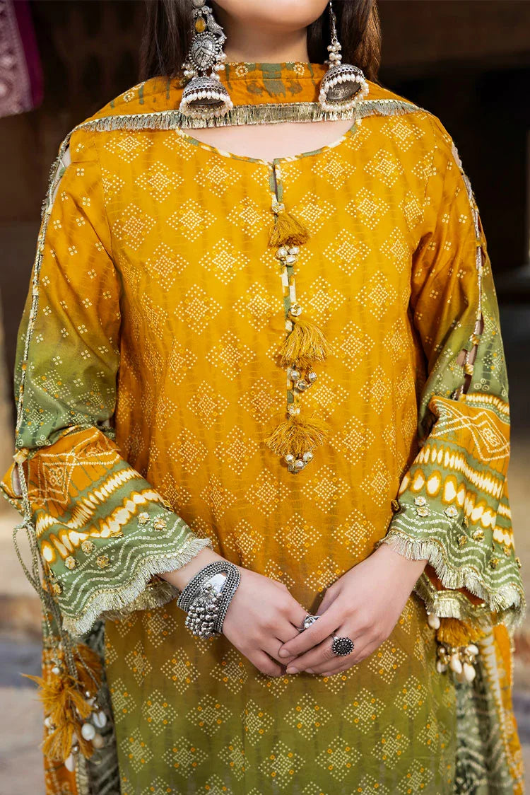 Picture of Ellena - 3-PC Unstitched Printed Lawn Suit - Available at Raja Sahib