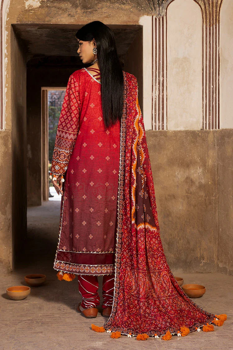 Picture of Ellena - 3-PC Unstitched Printed Lawn Suit - Available at Raja Sahib