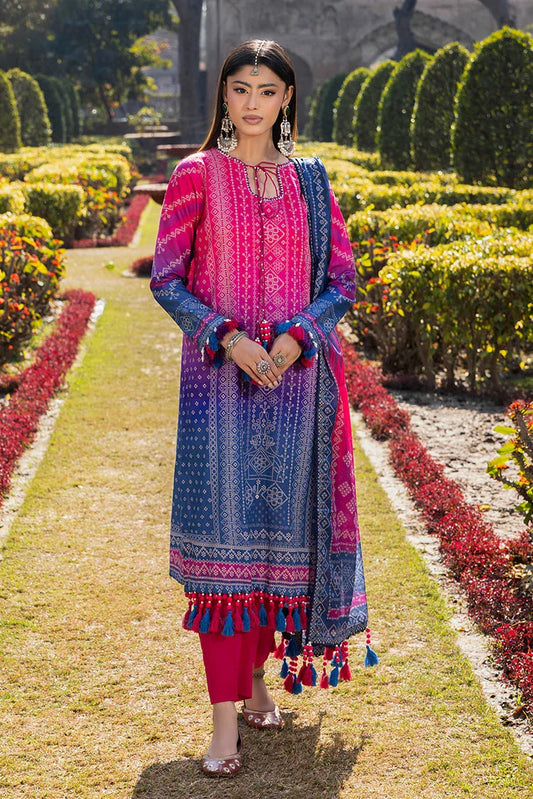 Picture of Ellena - 3-PC Unstitched Printed Lawn Suit - Available at Raja Sahib