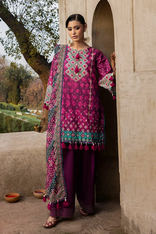 Picture of Ellena - 3-PC Unstitched Printed Lawn Suit - Available at Raja Sahib