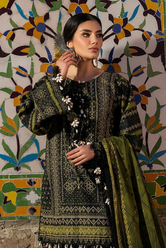 Picture of Ellena - 3-PC Unstitched Printed Lawn Suit - Available at Raja Sahib