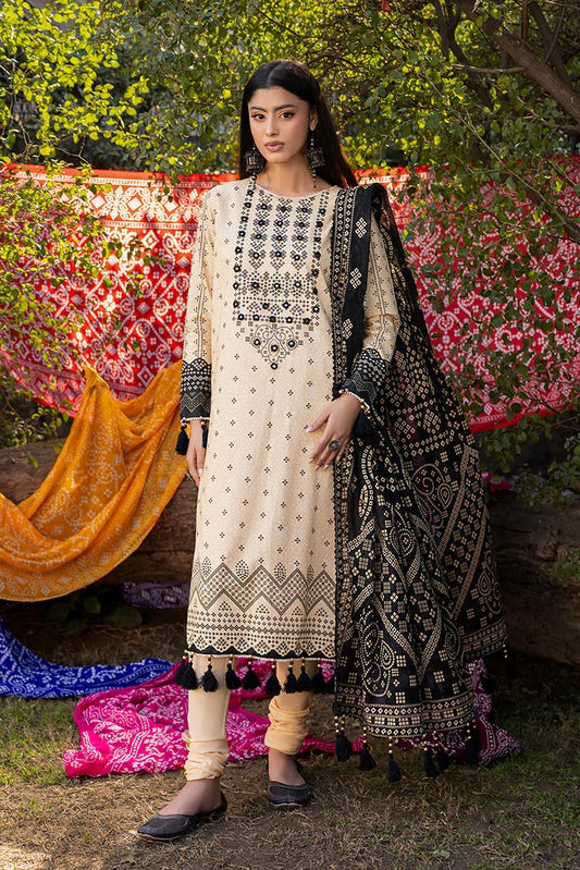 Picture of Ellena - 3-PC Unstitched Printed Lawn Suit - Available at Raja Sahib