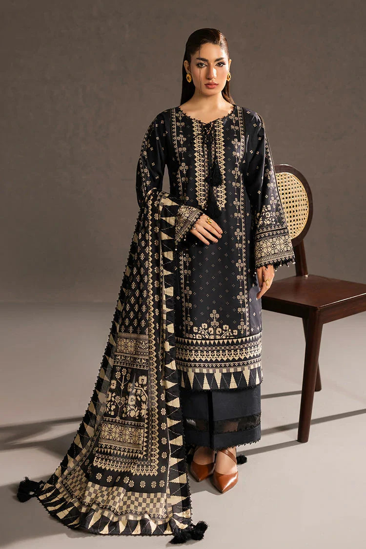Picture of Ellena - 3-PC Unstitched Printed Lawn Suit - Available at Raja Sahib