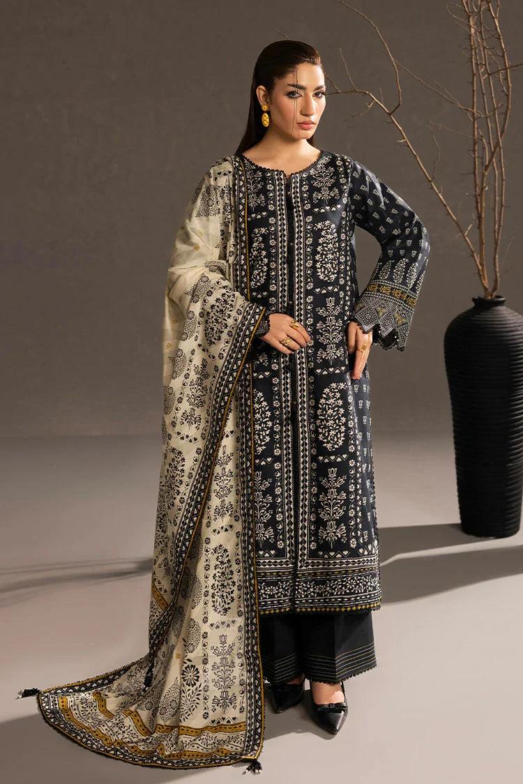 Picture of Ellena - 3-PC Unstitched Printed Lawn Suit - Available at Raja Sahib