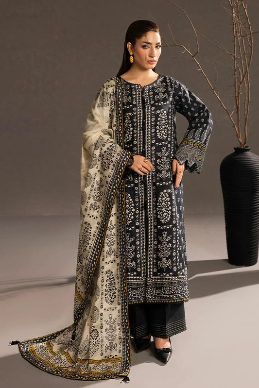 Picture of Ellena - 3-PC Unstitched Printed Lawn Suit - Available at Raja Sahib