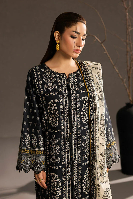Picture of Ellena - 3-PC Unstitched Printed Lawn Suit - Available at Raja Sahib