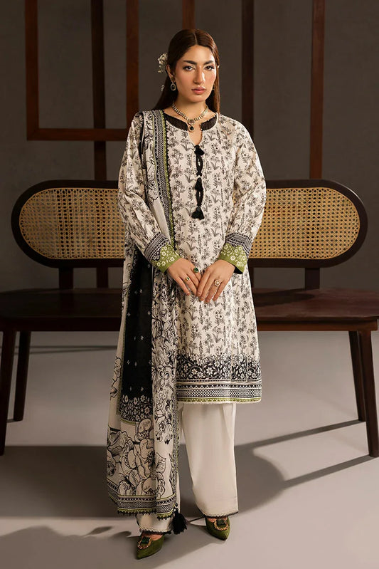 Picture of Ellena - 3-PC Unstitched Printed Lawn Suit - Available at Raja Sahib