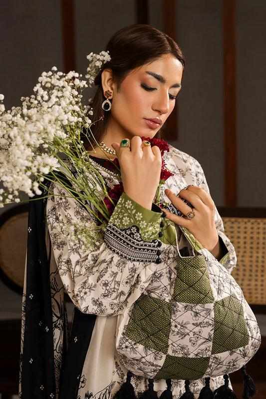 Picture of Ellena - 3-PC Unstitched Printed Lawn Suit - Available at Raja Sahib
