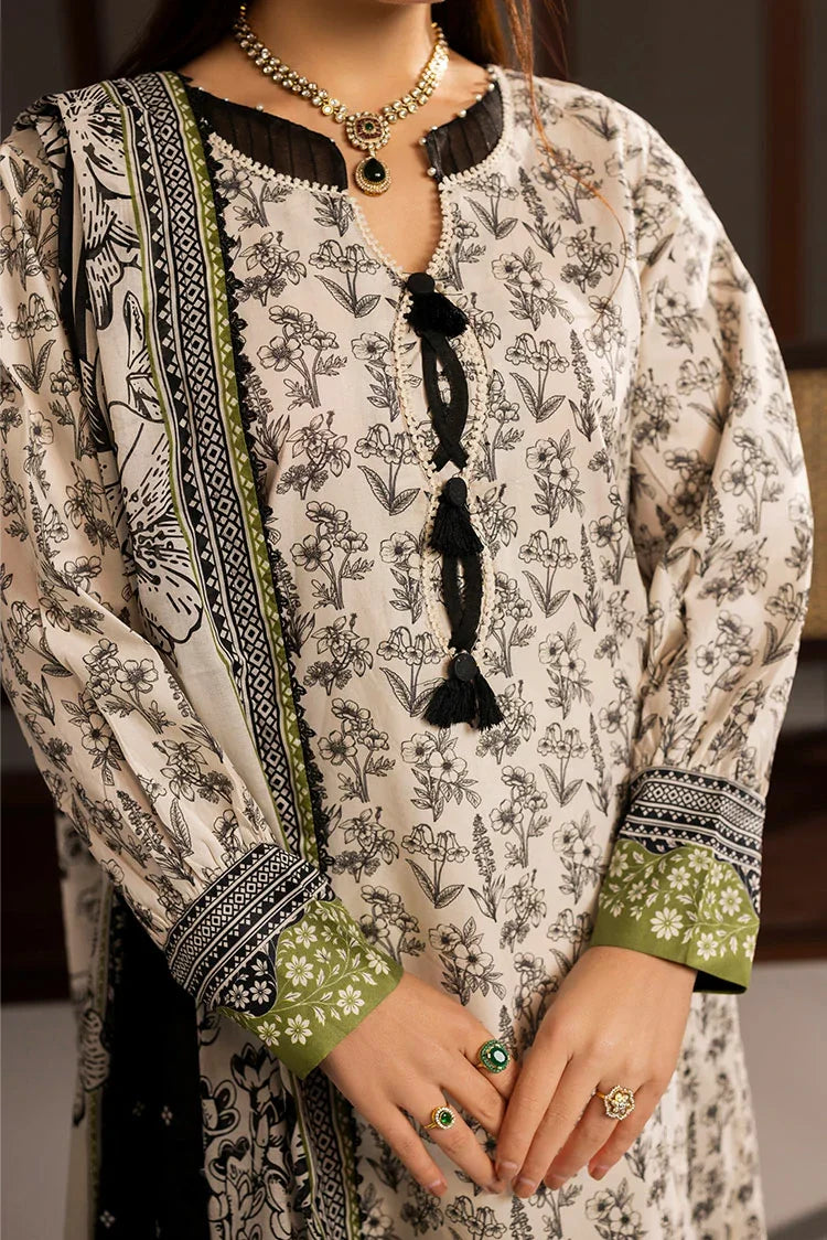 Picture of Ellena - 3-PC Unstitched Printed Lawn Suit - Available at Raja Sahib