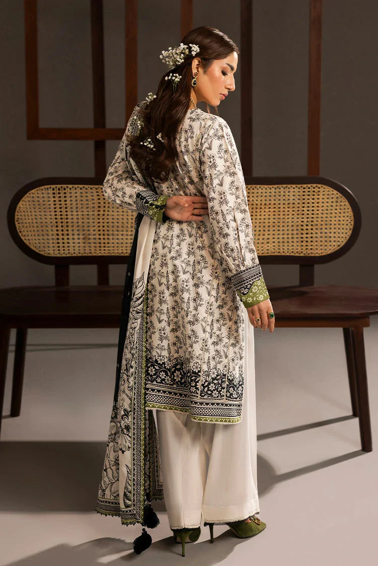 Picture of Ellena - 3-PC Unstitched Printed Lawn Suit - Available at Raja Sahib