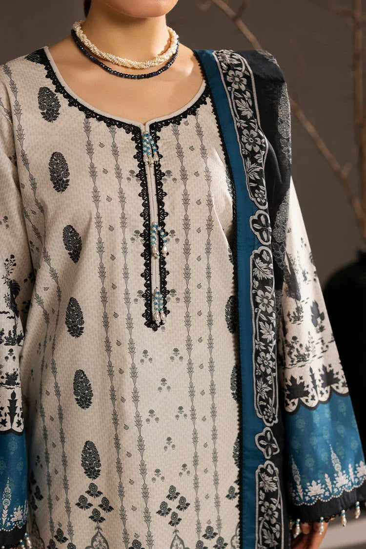 Picture of Ellena - 3-PC Unstitched Printed Lawn Suit - Available at Raja Sahib
