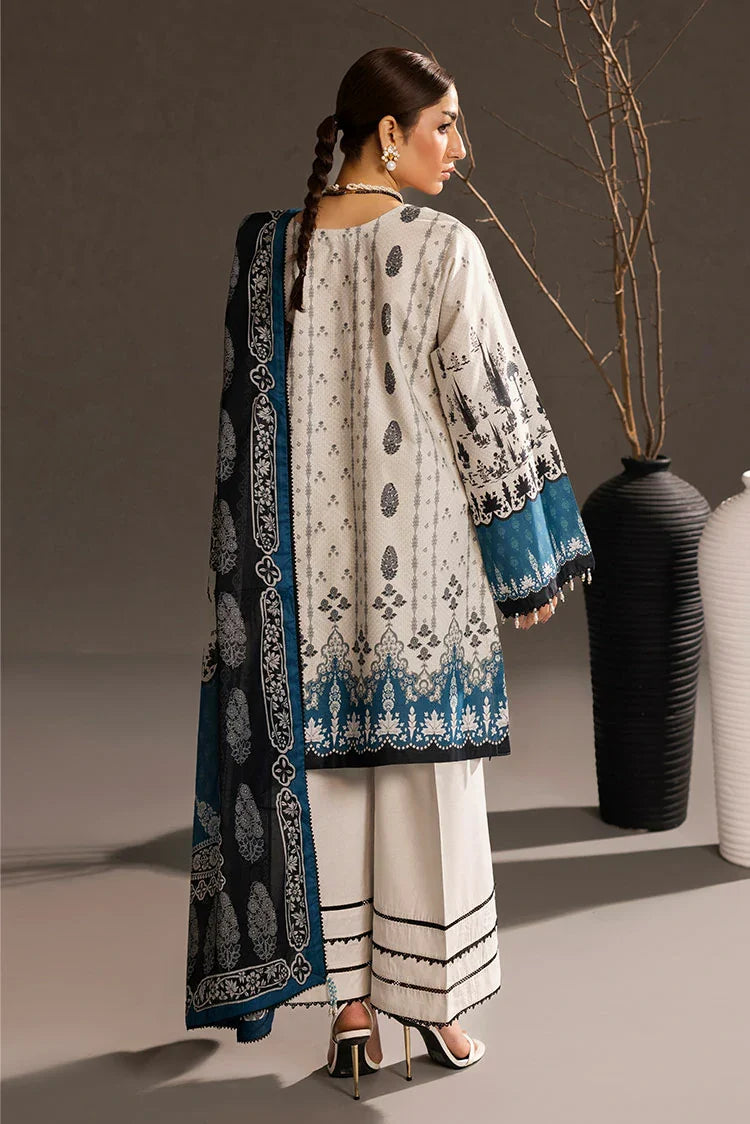 Picture of Ellena - 3-PC Unstitched Printed Lawn Suit - Available at Raja Sahib