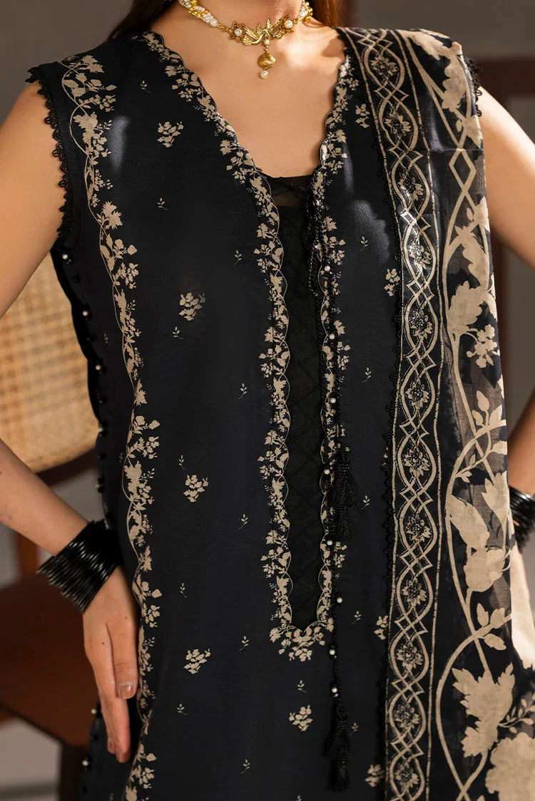 Picture of Ellena - 3-PC Unstitched Printed Lawn Suit - Available at Raja Sahib