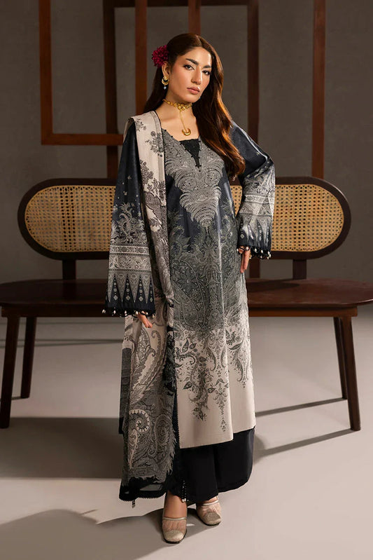 Picture of Ellena - 3-PC Unstitched Printed Lawn Suit - Available at Raja Sahib