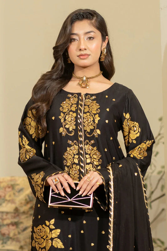 Picture of <!--bl-->Emeralds - Eid Edit Pret - Black Rose - Available at Raja Sahib