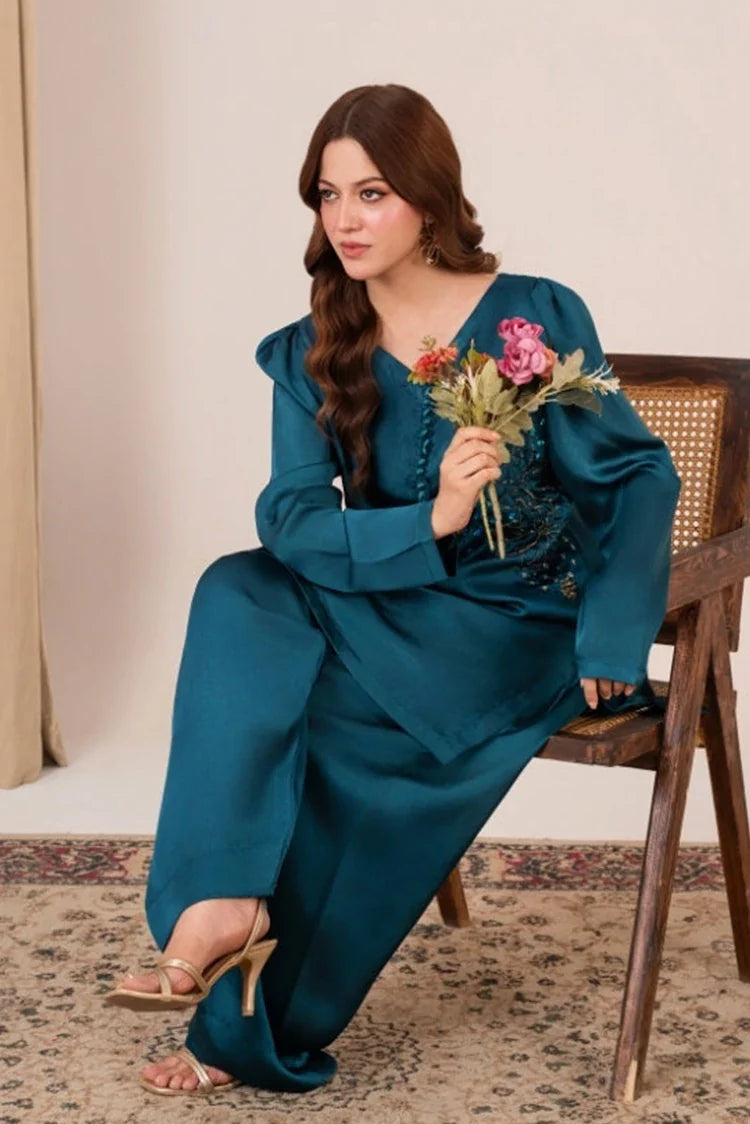 Picture of Emeralds - Peacock Whisper - Available at Raja Sahib