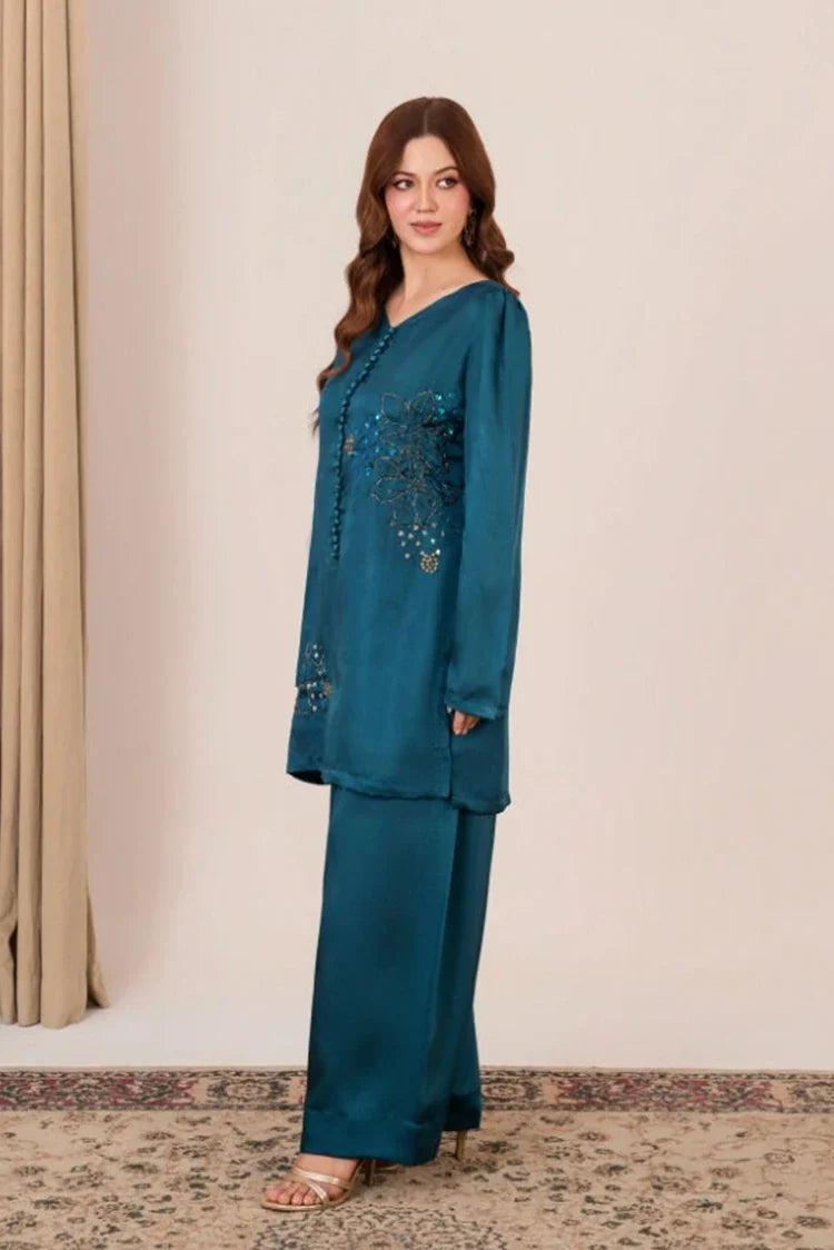 Picture of Emeralds - Peacock Whisper - Available at Raja Sahib