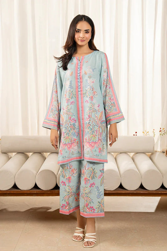 Picture of Ellena - Premium Poly Cambric Co-Ords Set - Available at Raja Sahib