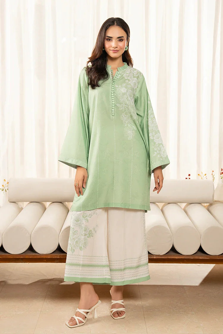 Picture of Ellena - Premium Poly Cambric Co-Ords Set - Available at Raja Sahib