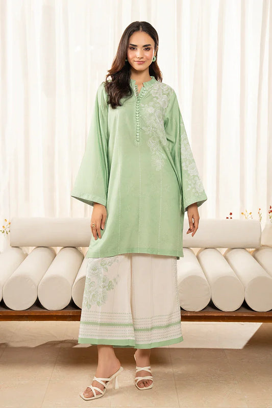 Picture of Ellena - Premium Poly Cambric Co-Ords Set - Available at Raja Sahib