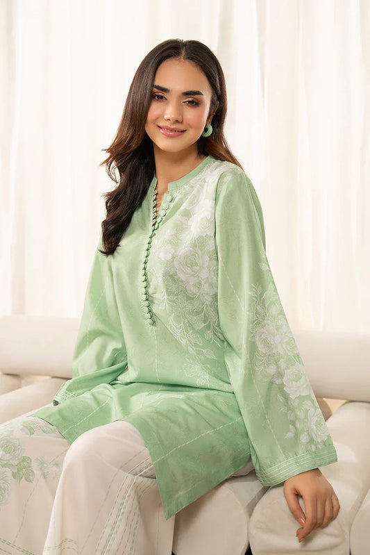 Picture of Ellena - Premium Poly Cambric Co-Ords Set - Available at Raja Sahib