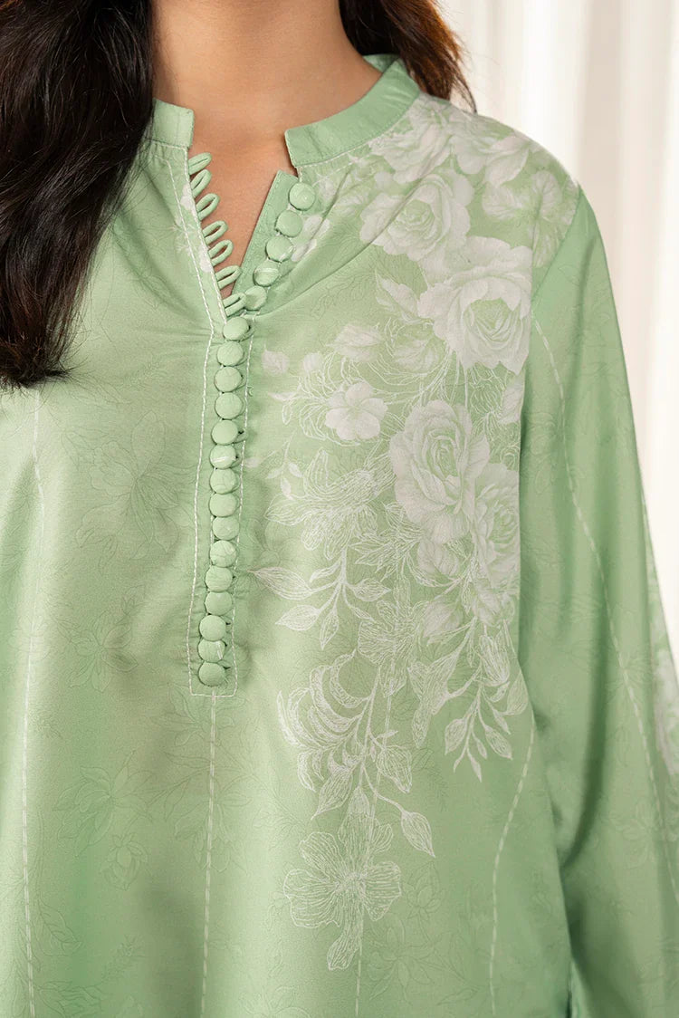 Picture of Ellena - Premium Poly Cambric Co-Ords Set - Available at Raja Sahib