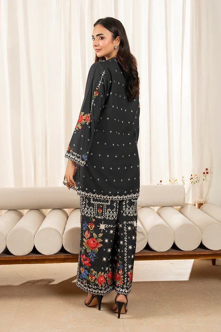 Picture of Ellena - Premium Poly Cambric Co-Ords Set - Available at Raja Sahib