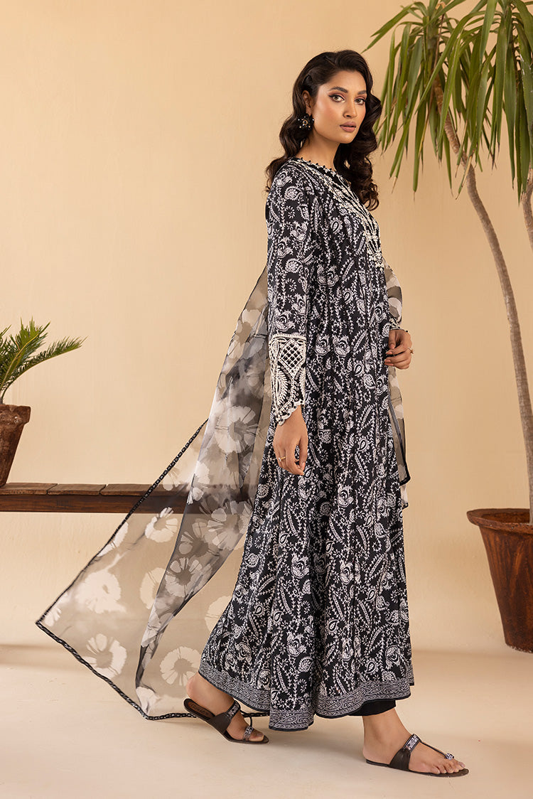 Picture of 3-PC Stitched Printed Cambric Suit - Available at Raja Sahib