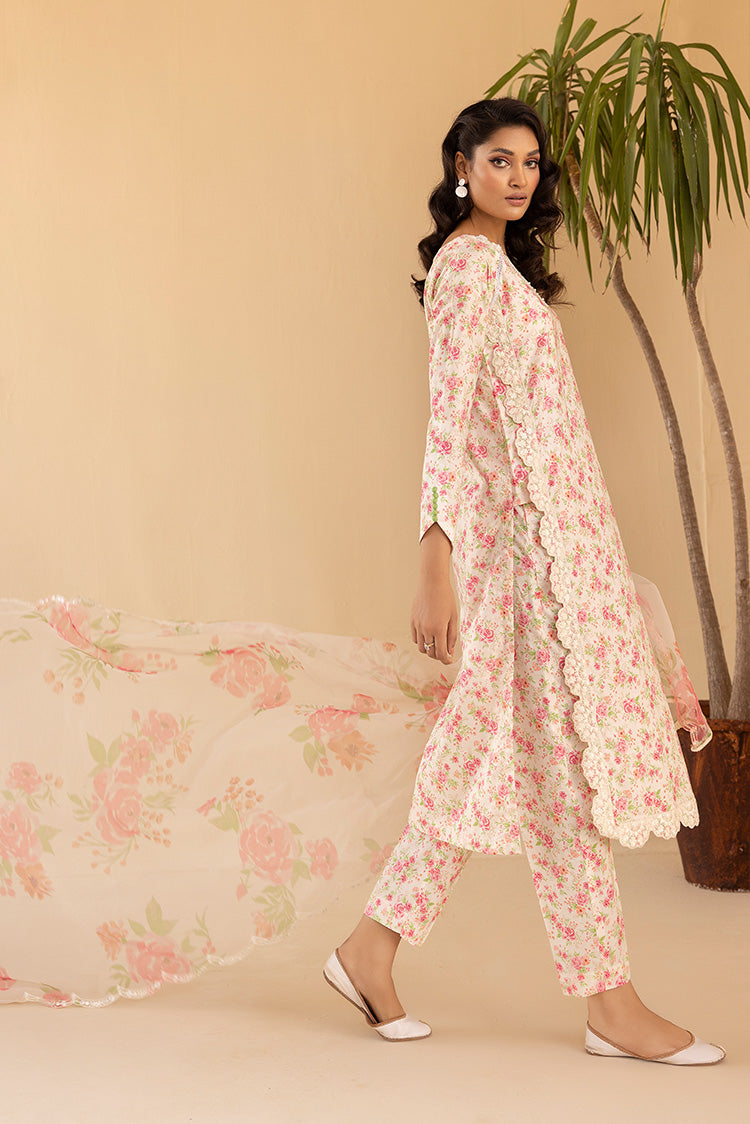 Picture of 3-PC Stitched Printed Cambric Suit - Available at Raja Sahib