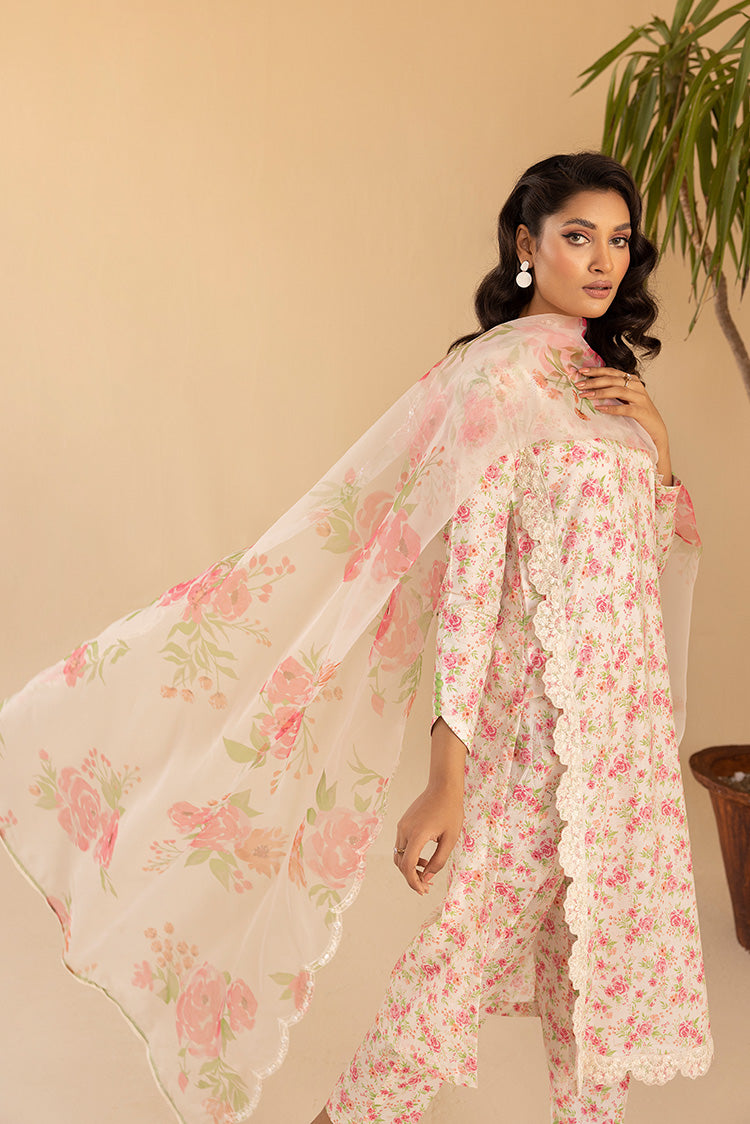 Picture of 3-PC Stitched Printed Cambric Suit - Available at Raja Sahib