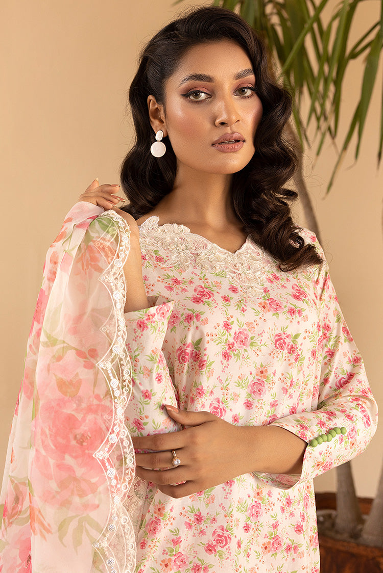 Picture of 3-PC Stitched Printed Cambric Suit - Available at Raja Sahib