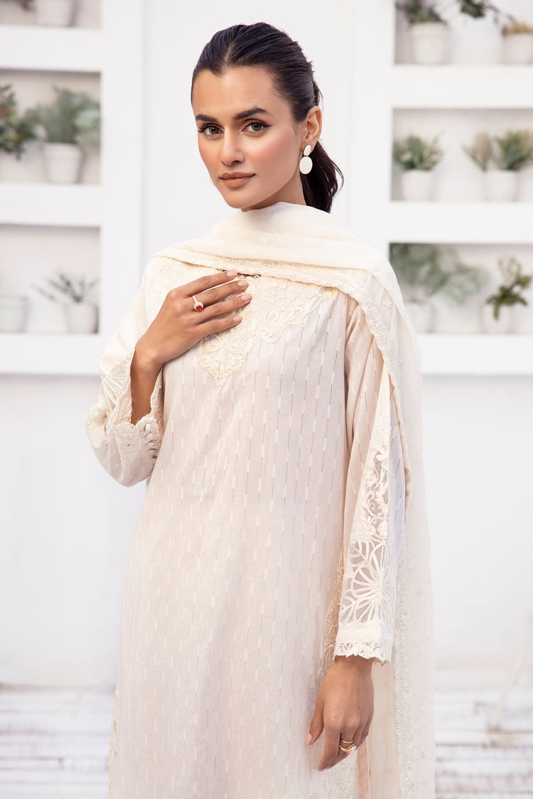 Picture of Ellena - 3-PC Stitched Embroidred Suit - Available at Raja Sahib