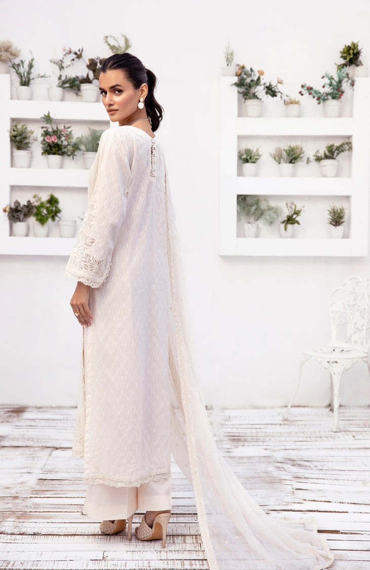 Picture of Ellena - 3-PC Stitched Embroidred Suit - Available at Raja Sahib