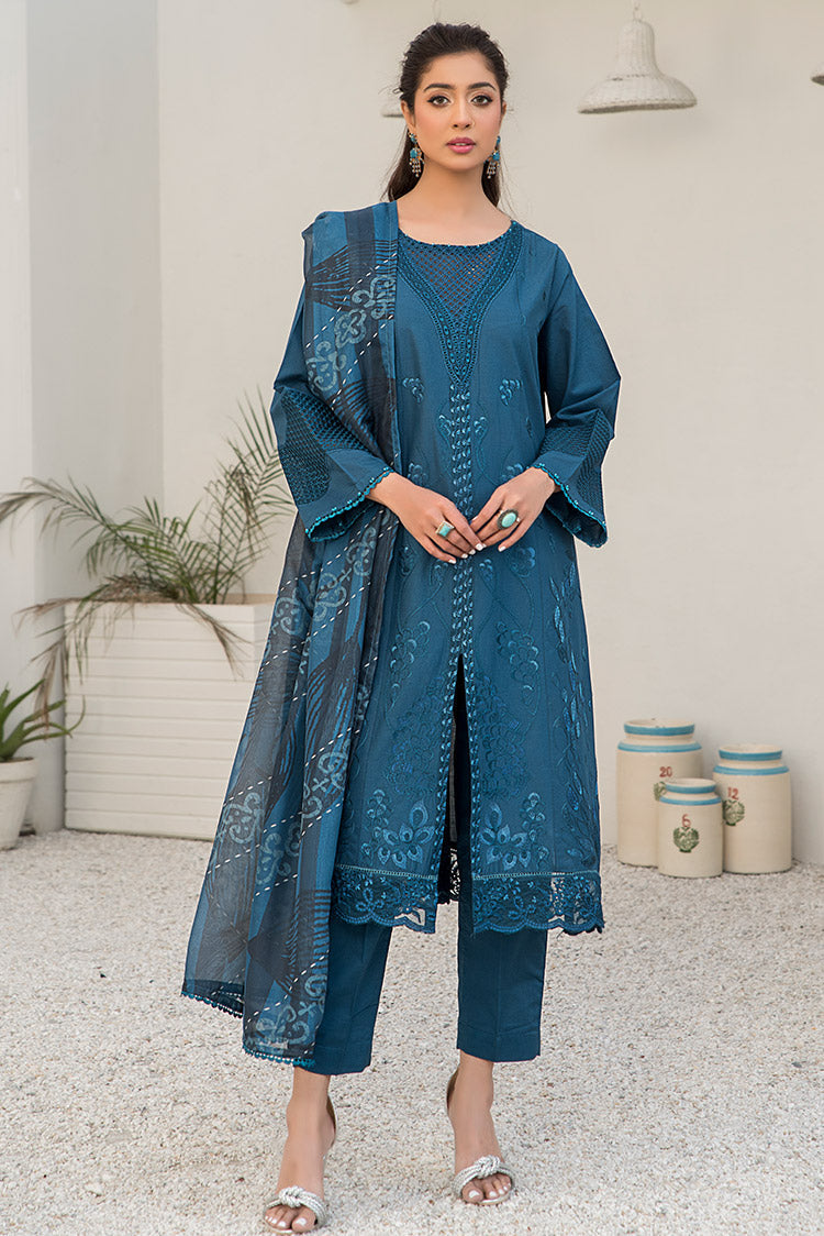 Picture of Ellena - 3-PC Stitched Embroidered Suit - Available at Raja Sahib