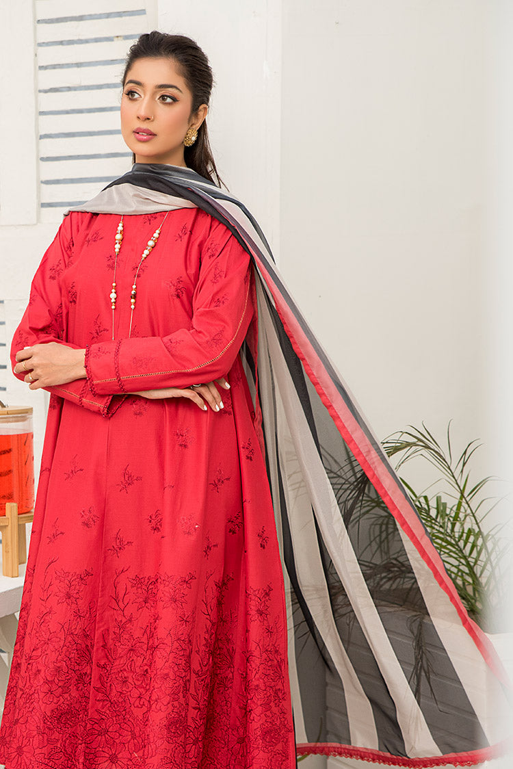 Picture of Ellena - 3-PC Stitched Embroidered Suit - Available at Raja Sahib