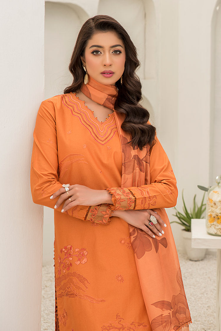 Picture of Ellena - 3-PC Stitched Embroidered Suit - Available at Raja Sahib