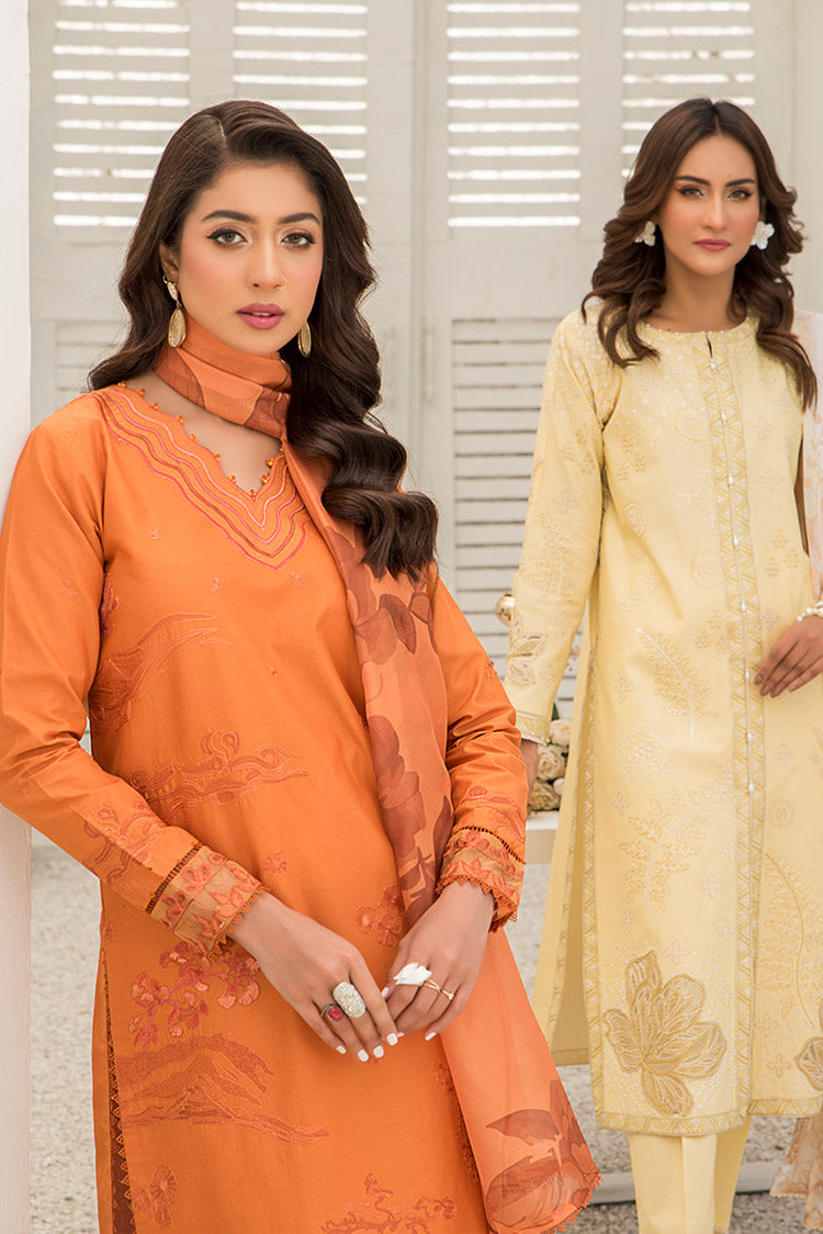 Picture of Ellena - 3-PC Stitched Embroidered Suit - Available at Raja Sahib