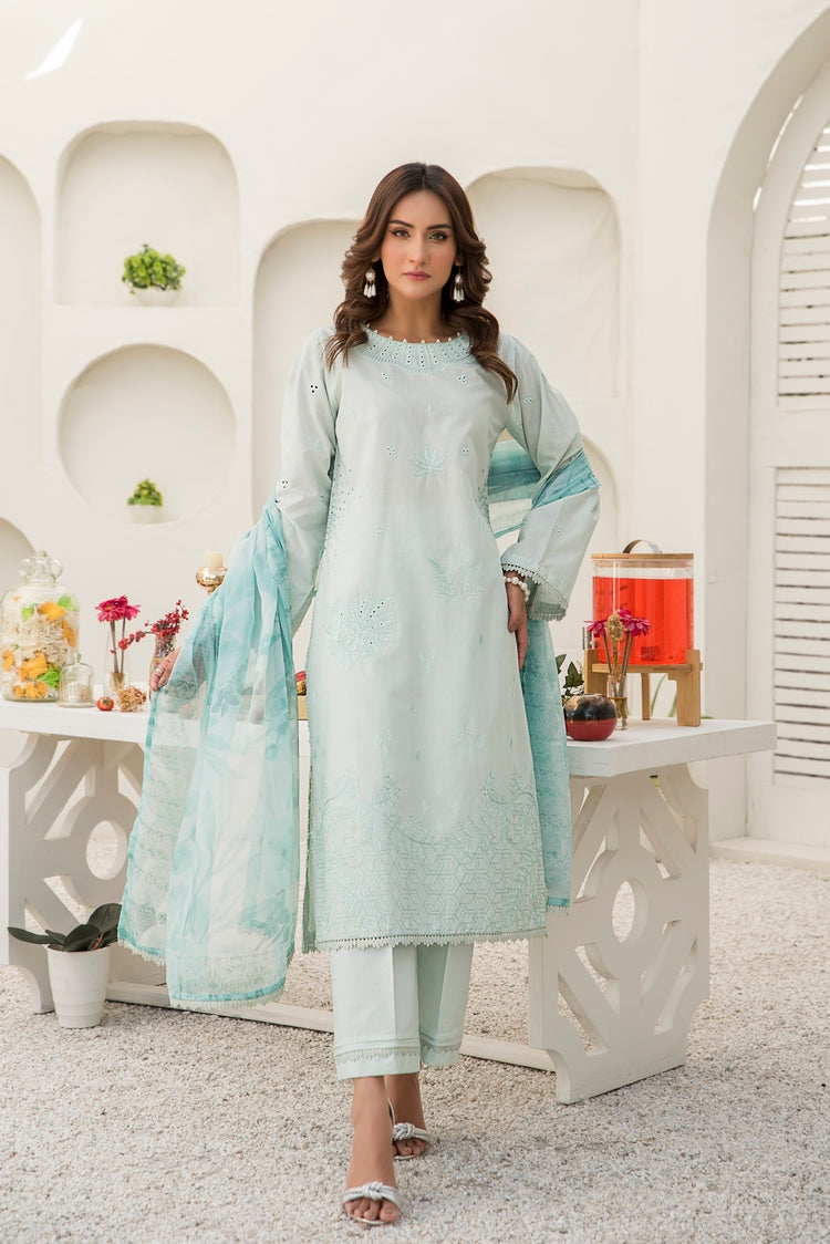 Picture of Ellena - 3-PC Stitched Embroidered Suit - Available at Raja Sahib