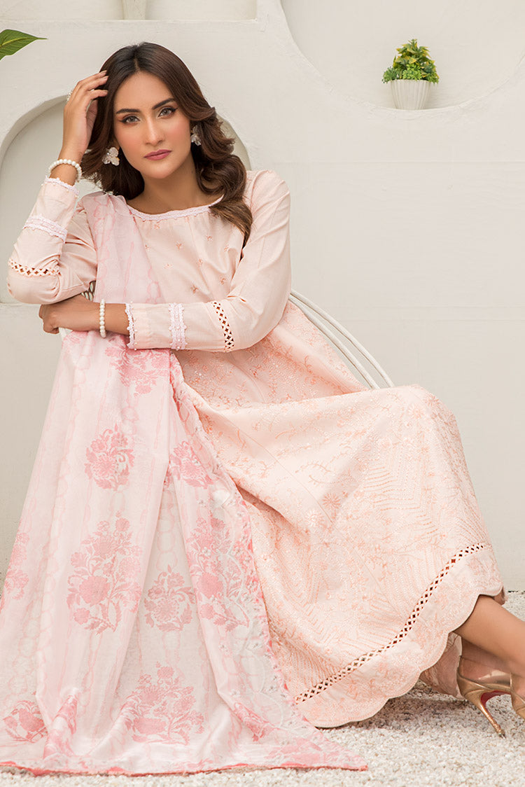 Picture of Ellena - 3-PC Stitched Embroidered Suit - Available at Raja Sahib