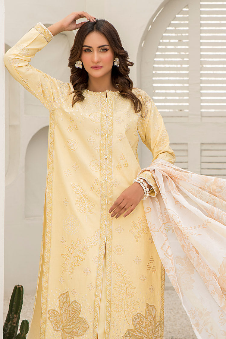 Picture of Ellena - 3-PC Stitched Embroidered Suit - Available at Raja Sahib