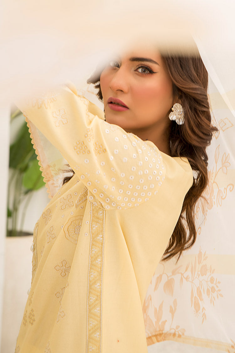 Picture of Ellena - 3-PC Stitched Embroidered Suit - Available at Raja Sahib